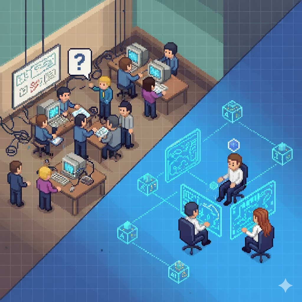 Fully staffed product teams: 10 years ago vs. now