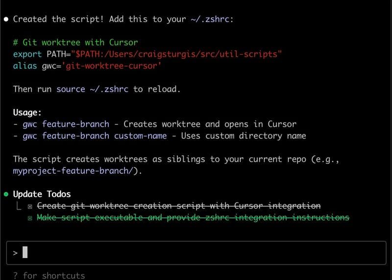 Discovering Git Worktrees for Multi-Agent Development