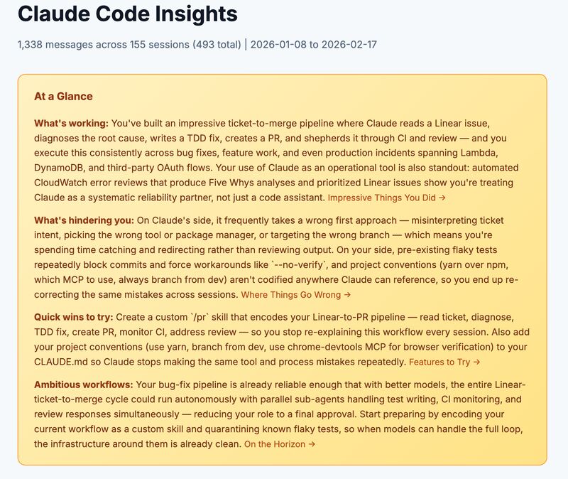 Claude Code Insights | Vibecto.ai